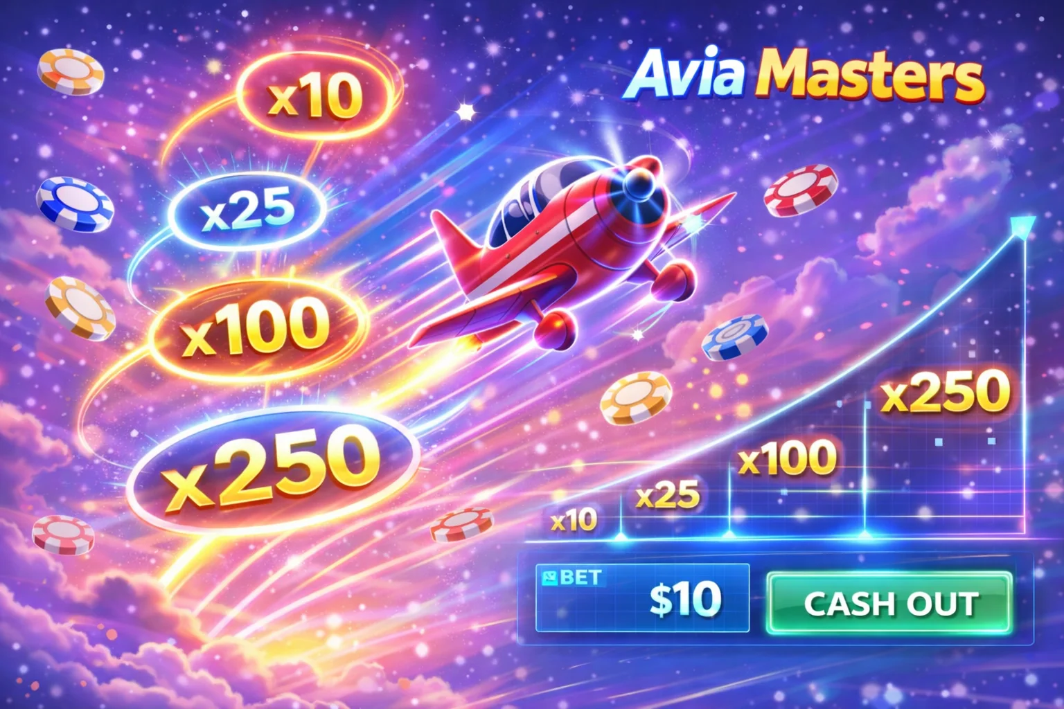 📈 Crash Mechanics & Multipliers